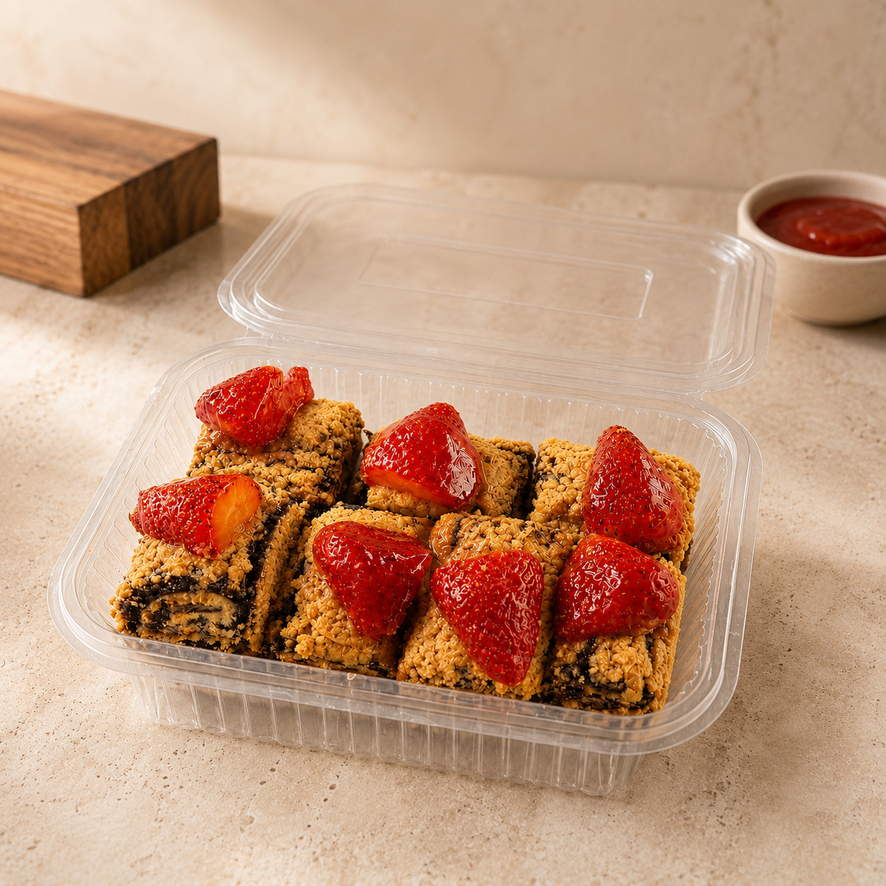 Mini İbiza Çilekli Roll (500 gr)