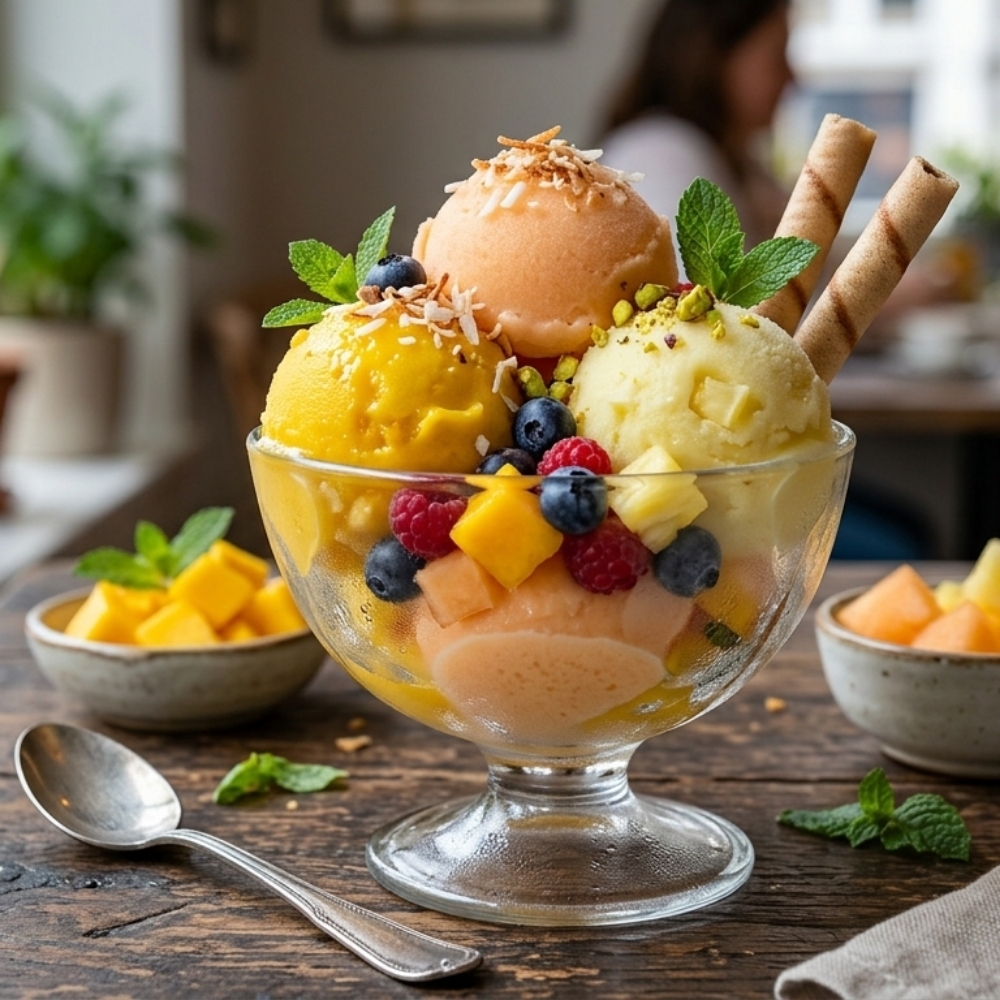 Mango, Kavun, Ananas 250 gr