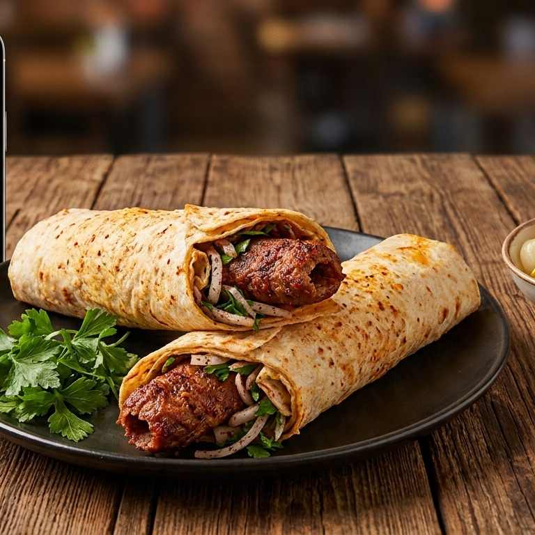 Adana dürüm %100 dana etidir. (120 gr)