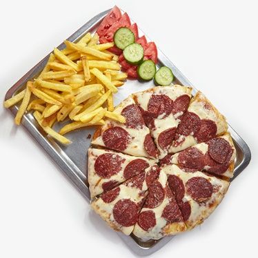Çift Katlı Sucuklu Kaşarlı Bazlama Tost