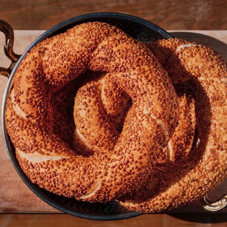 Tereyağlı Simit Sandviç Peynirli
