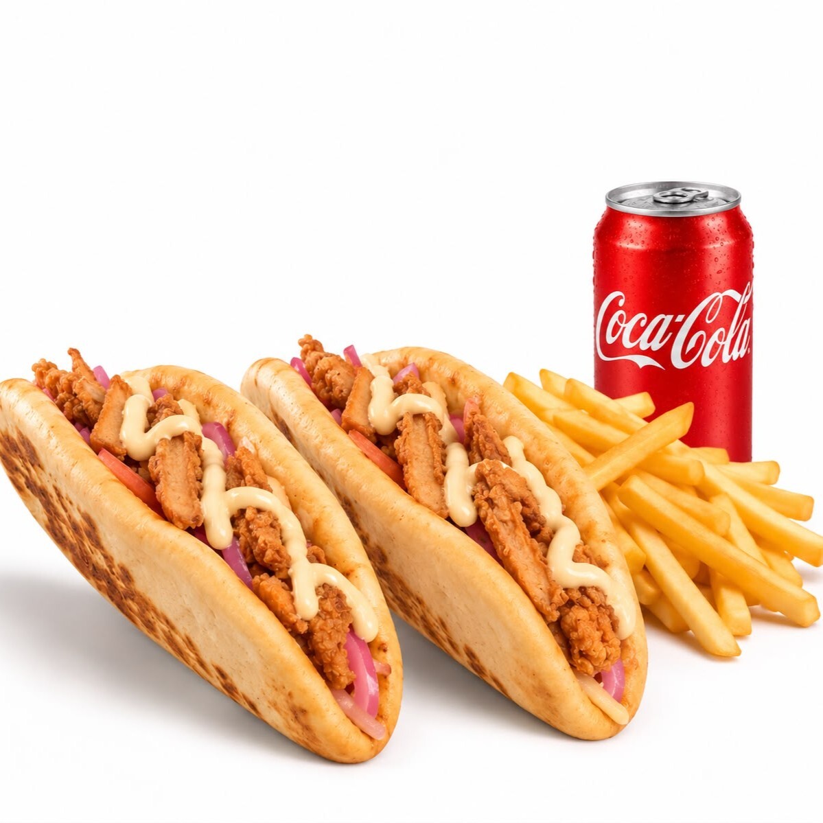 2'li Tavuk Bun + Coca Cola 330 ml