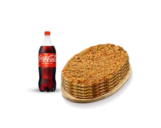 5 Adet Lahmacun + 1 lt Cola