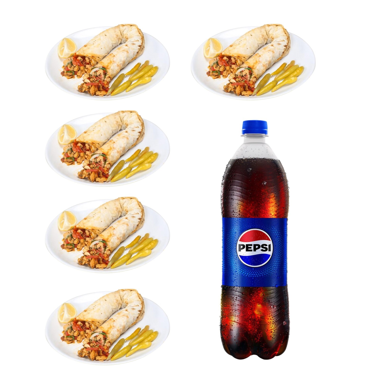 5'li Ekonumik Menü( TAVUK TANTUNİ DÜRÜM )