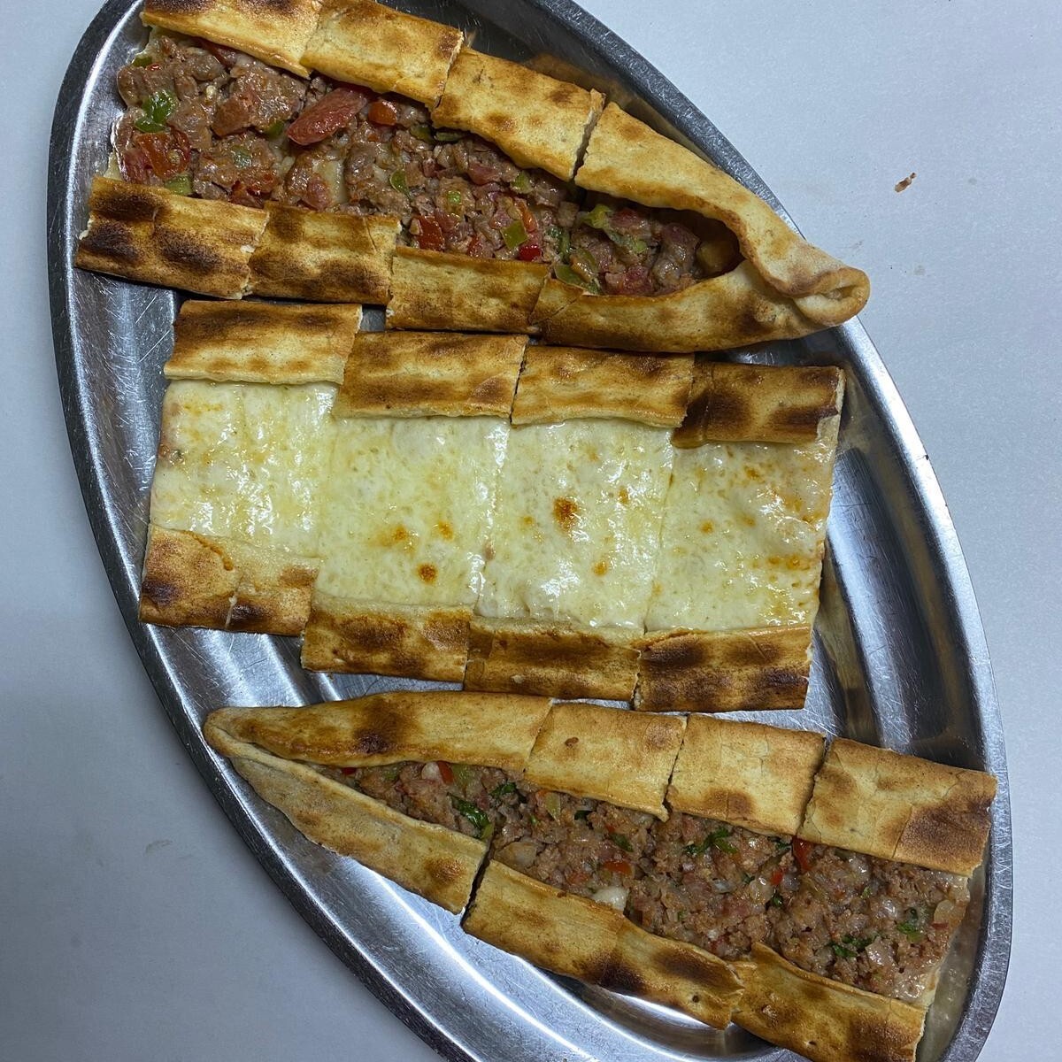Karışık Pide (65 cm.) +Coca Cola 330 ml