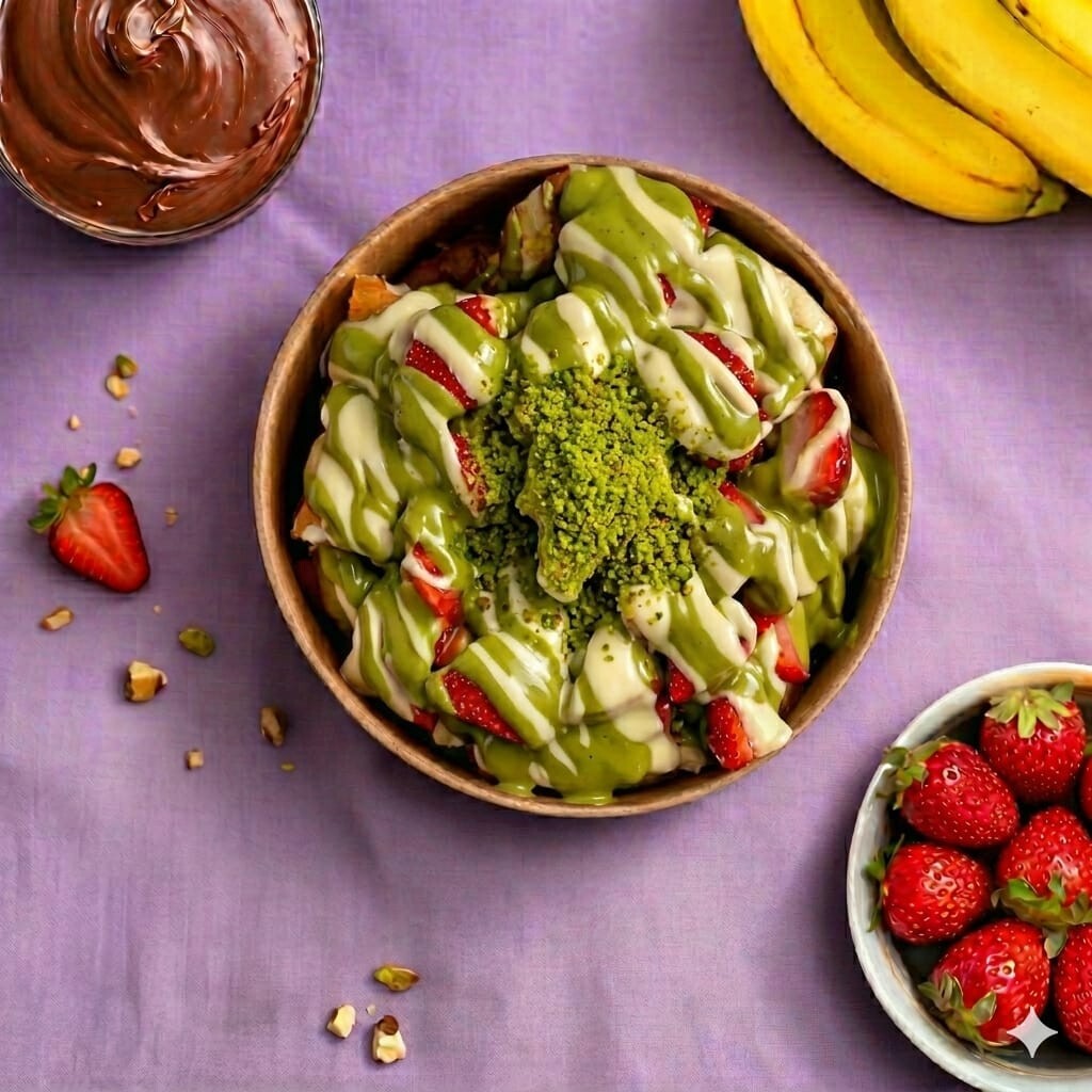 Fıstığın Aşkı Bowl Waffle