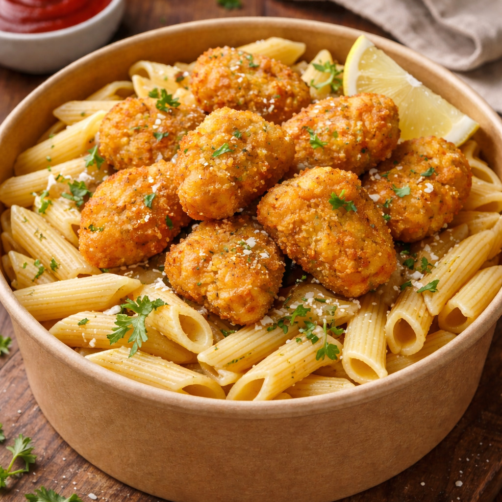 Penne Makarna Üstü Nagıt