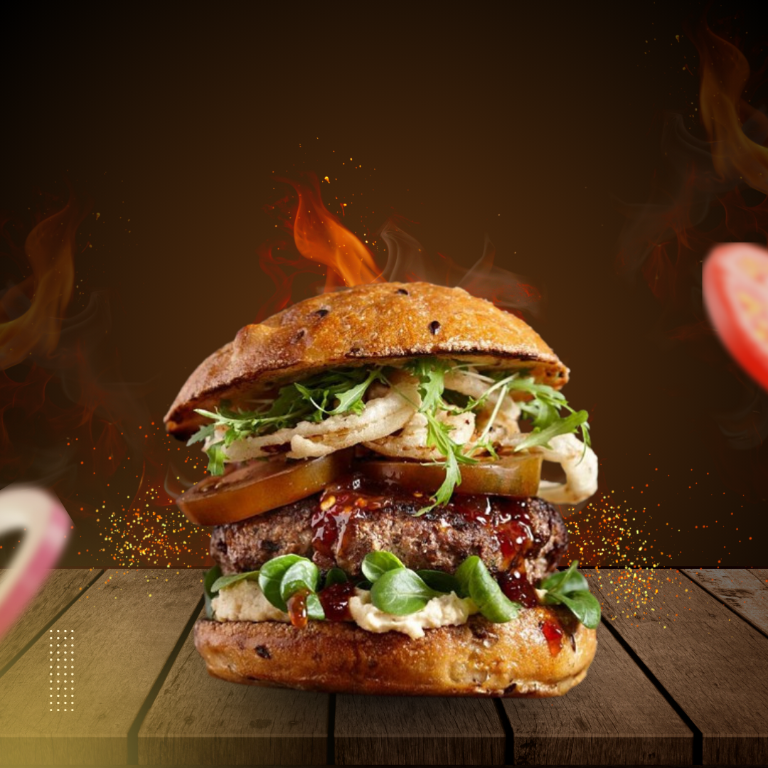 Steak Burger & Coca-Cola (33 cl.)