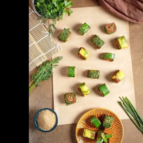 MAYDONOZLU ŞUŞİ ÇİĞKÖFTE DÜRÜM