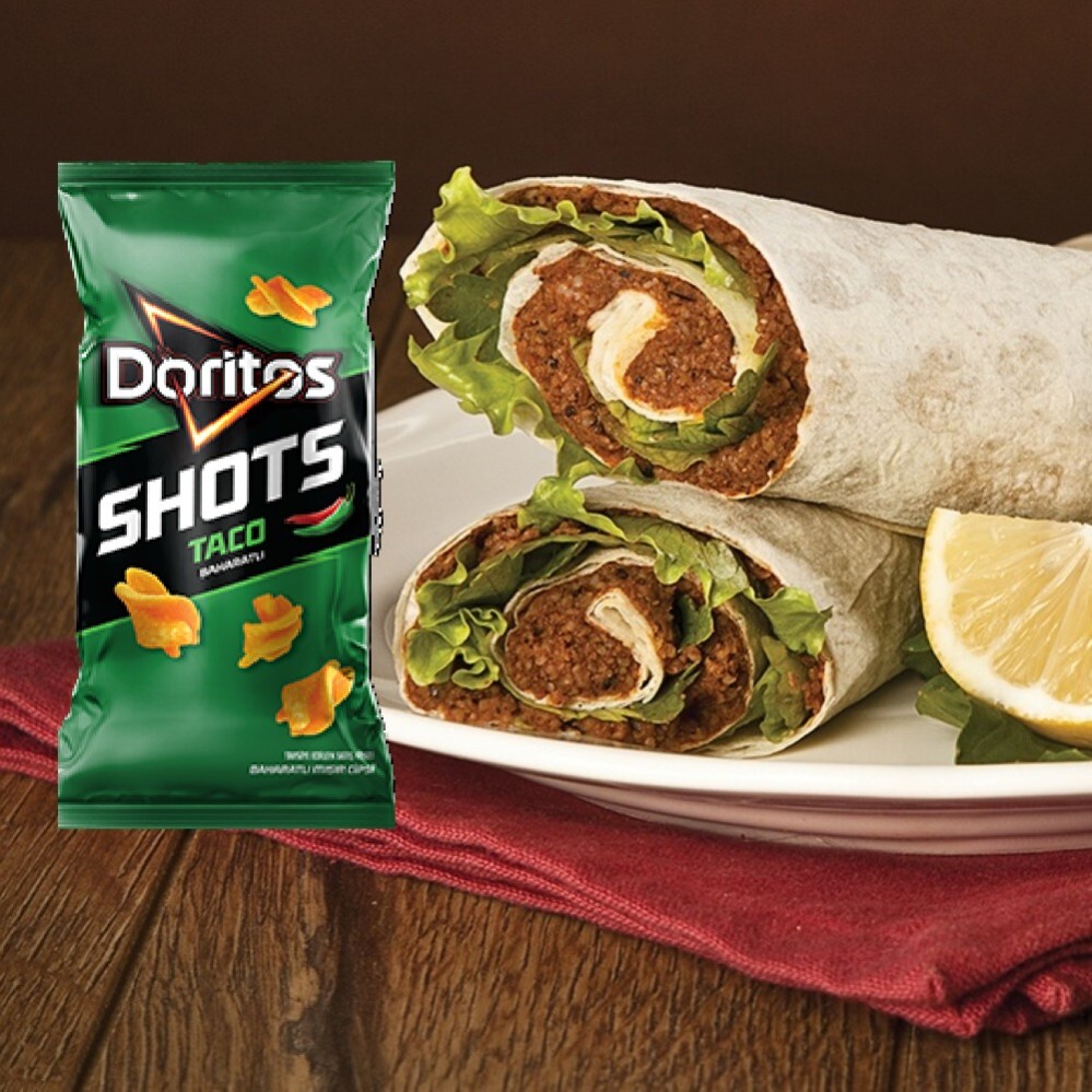 Doritoslu Maxi Çiğ Köfte Dürüm (150 gr.)