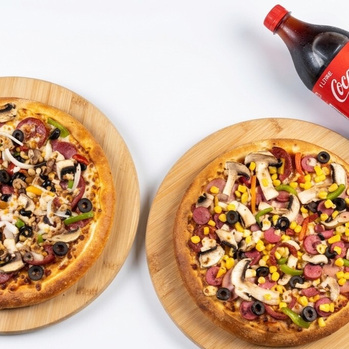 2 Büyük Pizza Menü