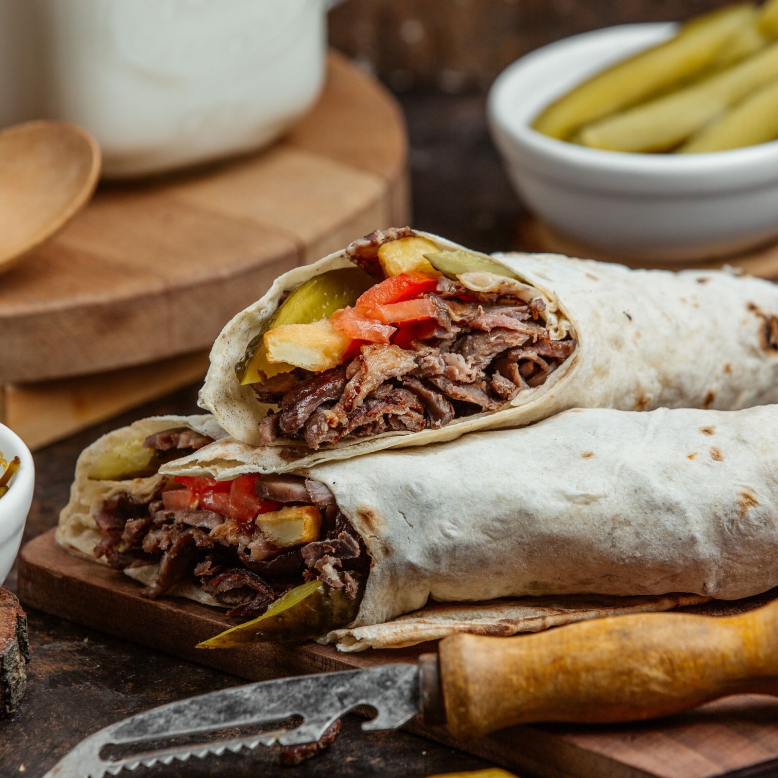 Et Dürüm Döner + Ayran