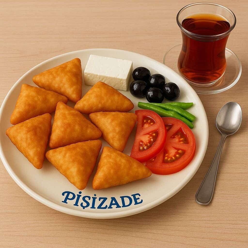 Pişi (8 Adet) & Söğüş & Zeytin & Beyaz Peynir