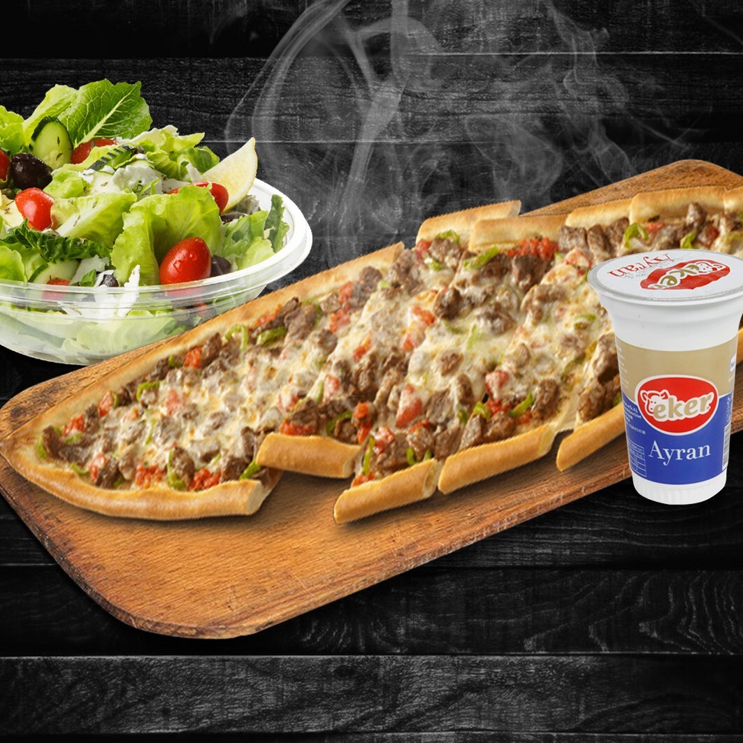 Kuşbaşılı Kaşarlı Pide Menü