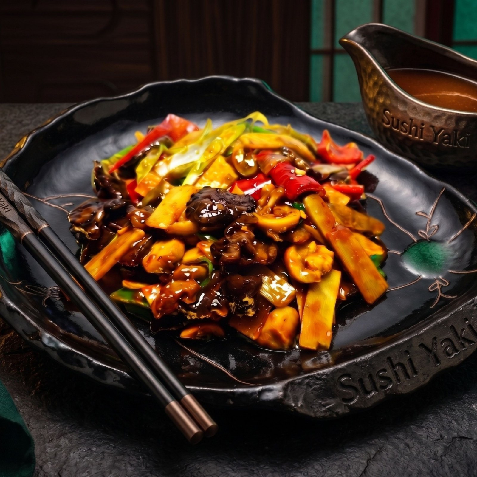 63- Sushi Yaki Bambu Dana Eti