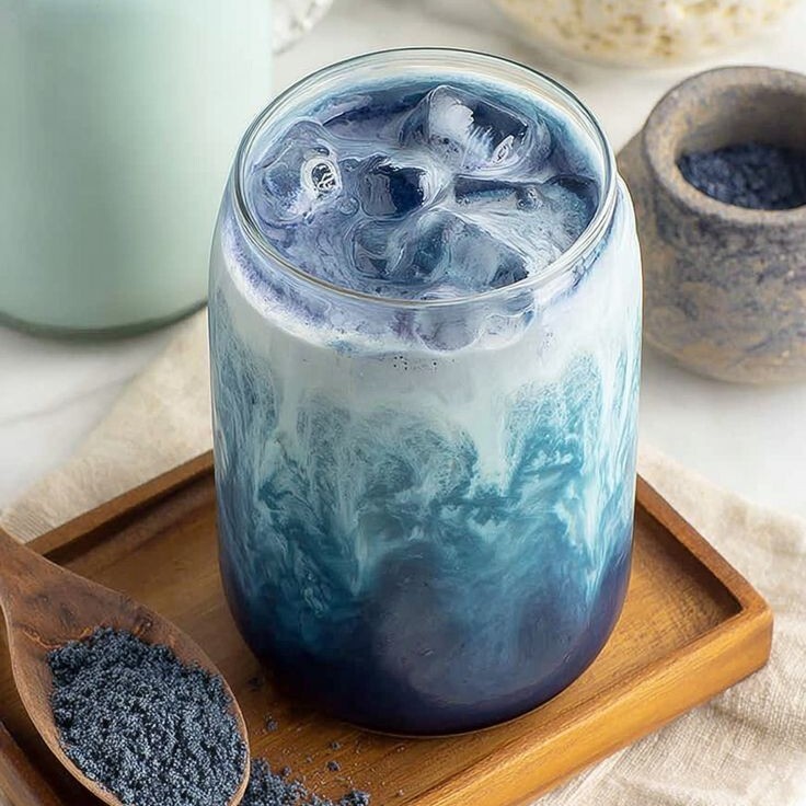 Ice Blue Matcha Latte