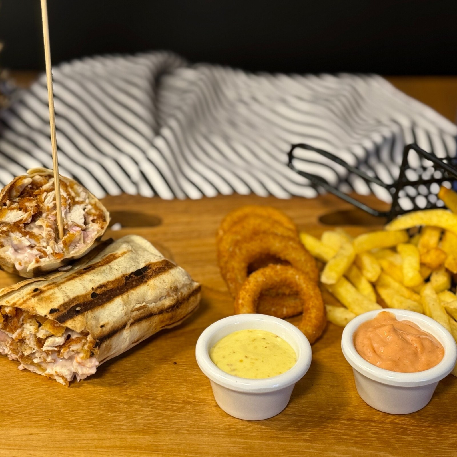 Texas Wrap Menü