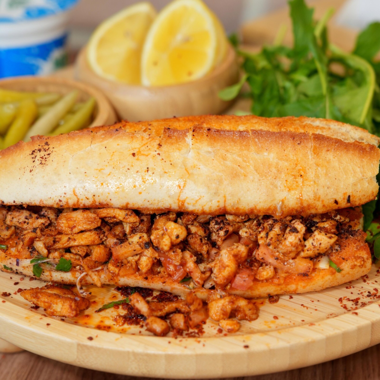 Tavuk Tantuni Ekmek