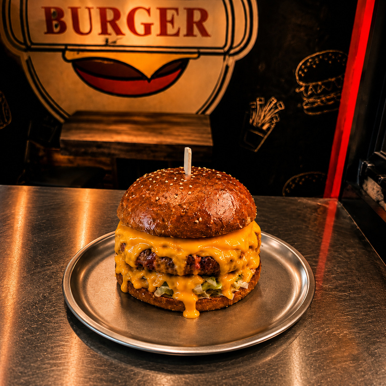 Bol Cheddar After Dinner Burger ( 120 Gr )