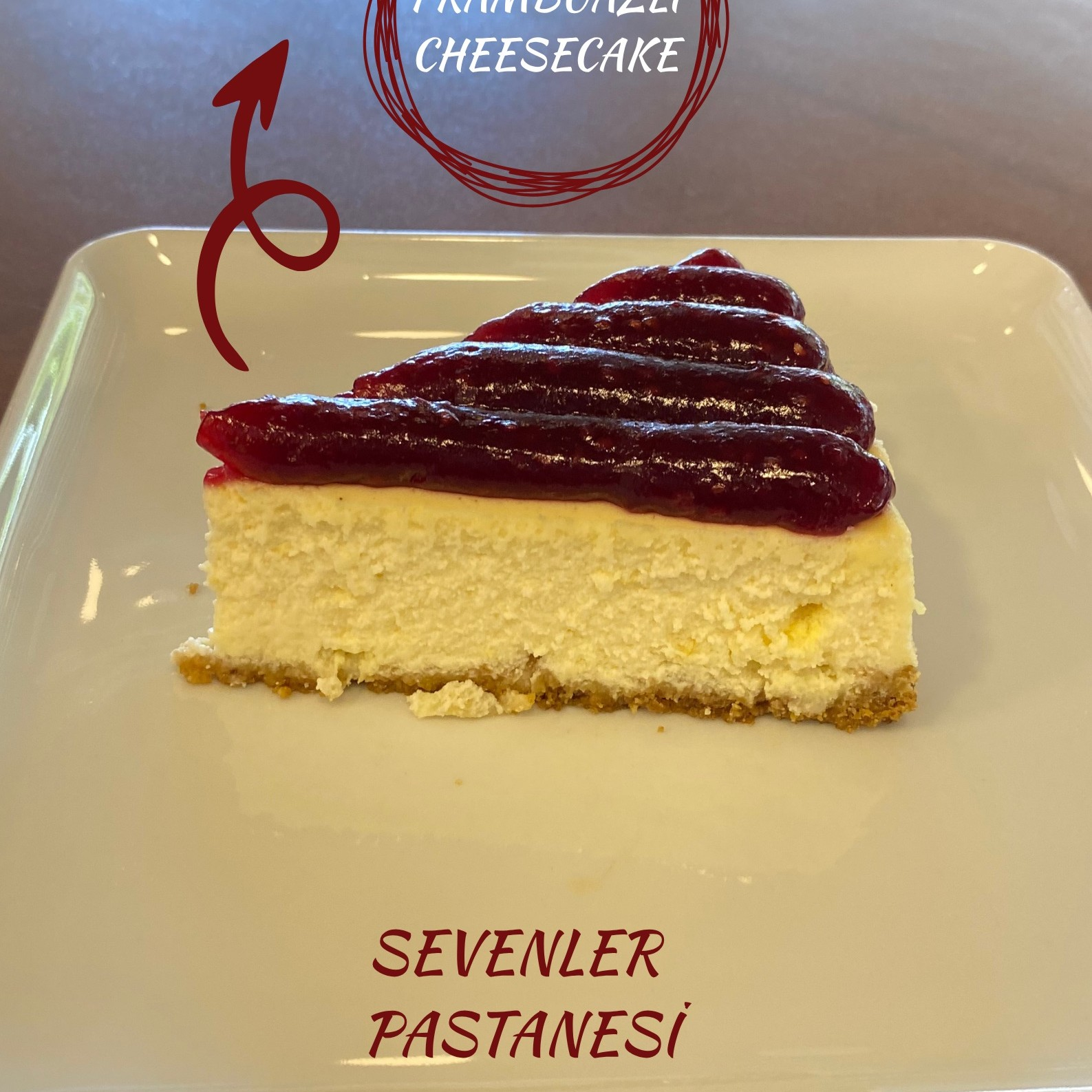 Frambuazlı Cheesecake ( Tek Kişilik )