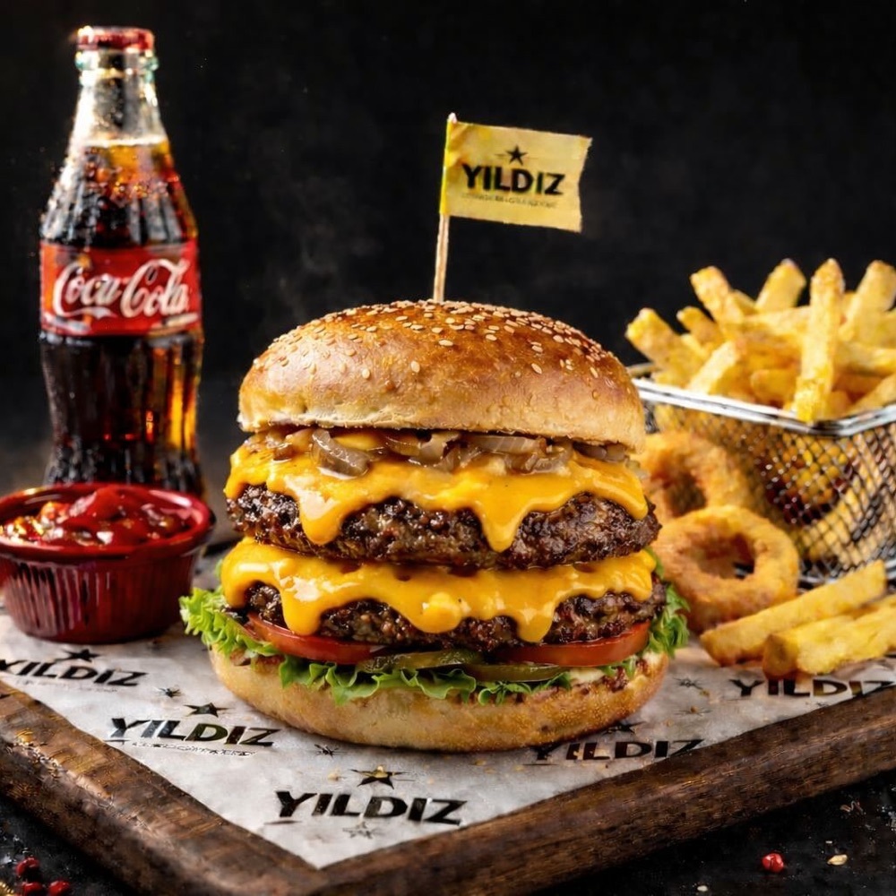 Jumbo King Burger Menü + Cola +