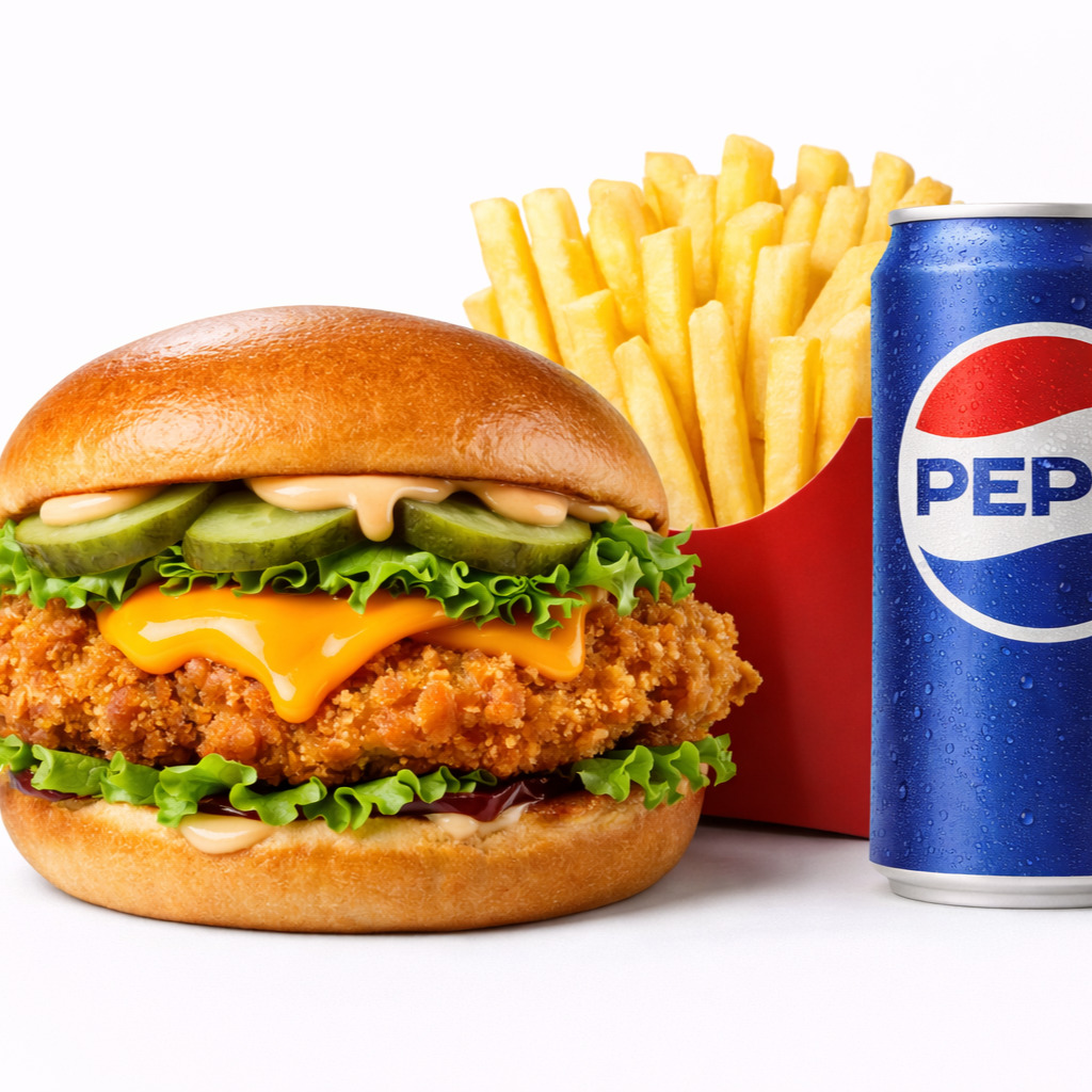 Tavuk Burger Menü
