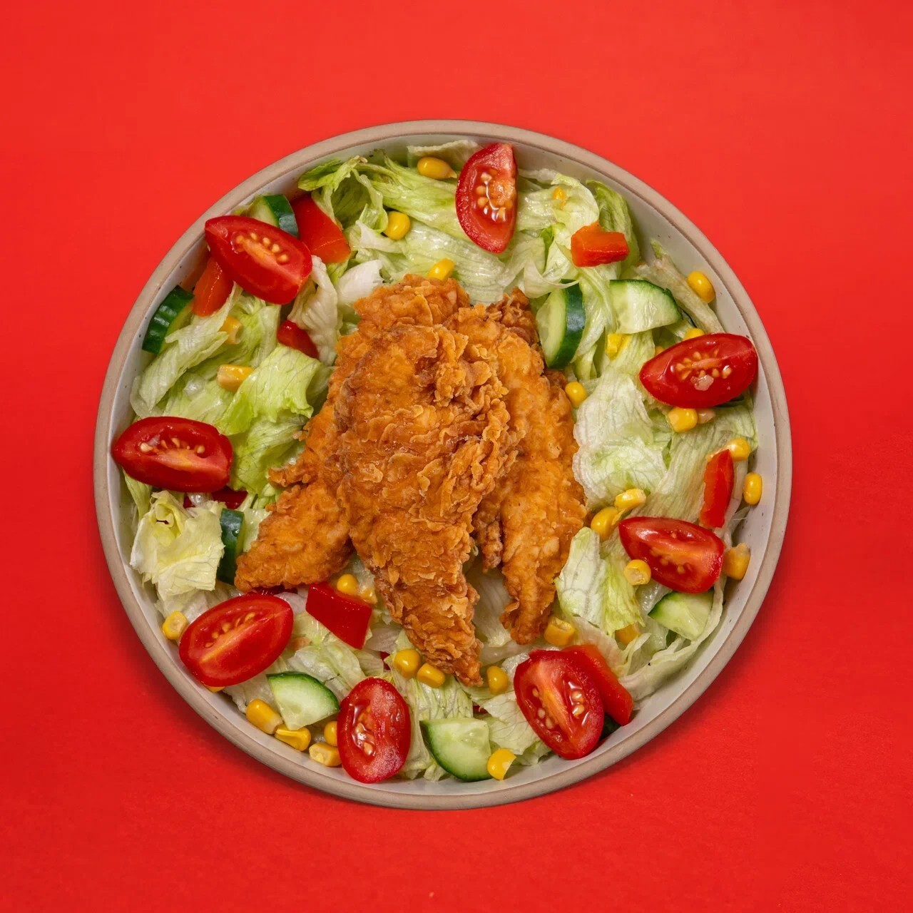 Çıtır Tavuklu Salata