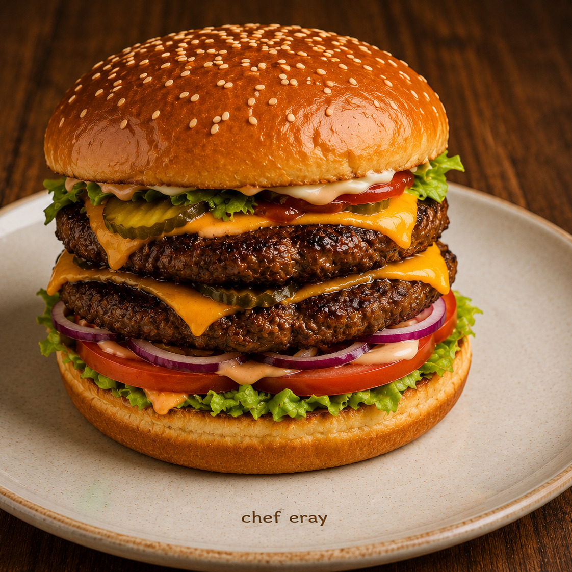 Çift Köfteli Burger