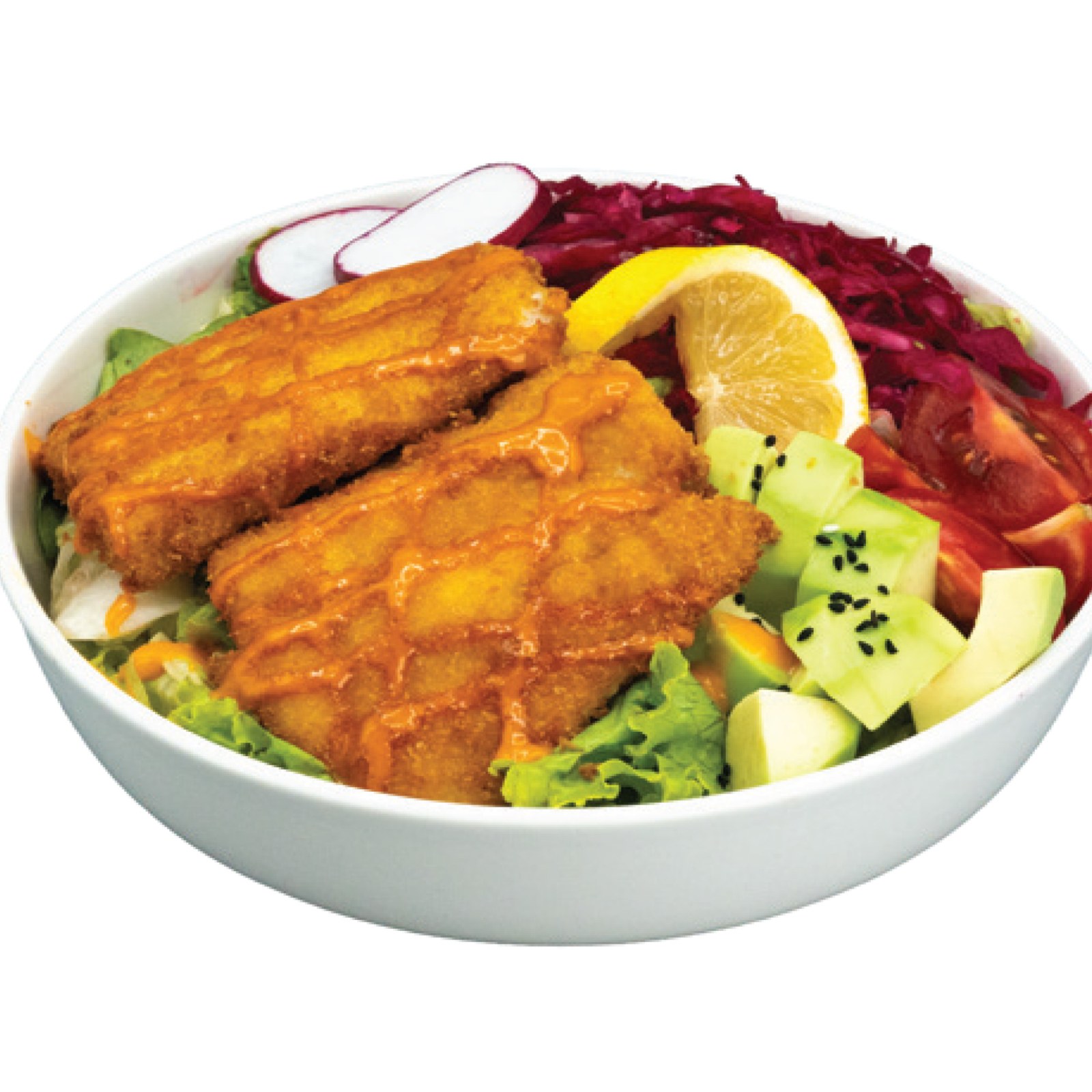 Avokadolu Çıtır Levrek Bowl