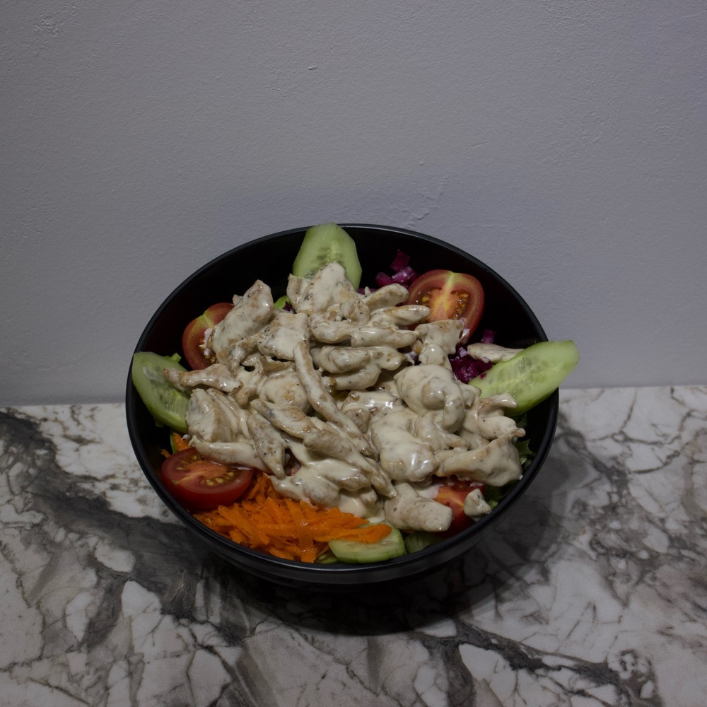 Cheddar Tavuk Salata