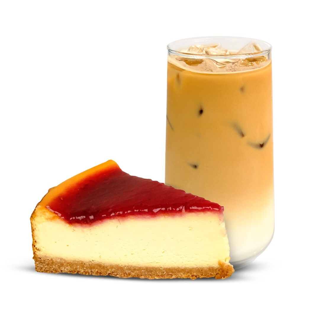 Orta Boy Ice Latte + Cheesecake