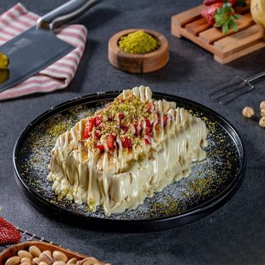 Beyaz Çikolatalı Waffle
