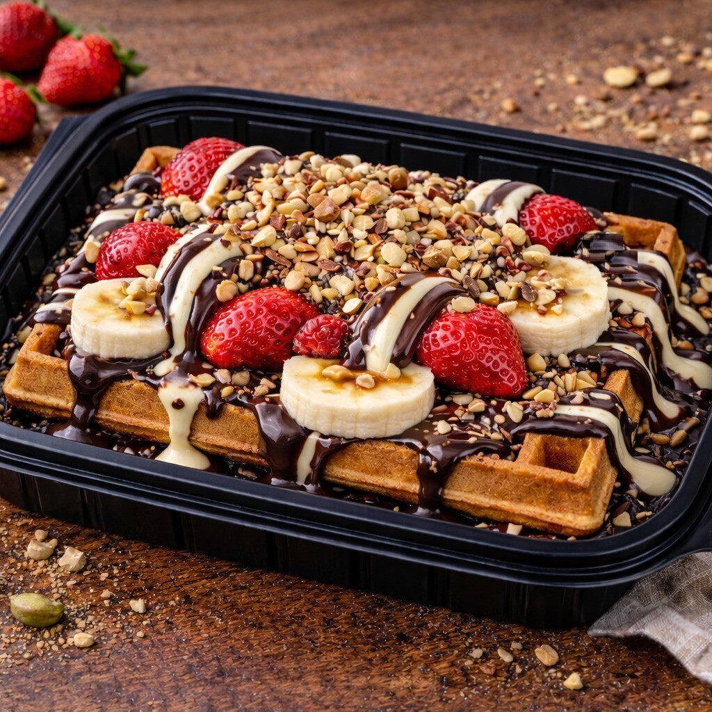 Bi Ballı Bademli Bitter Waffle (Original)