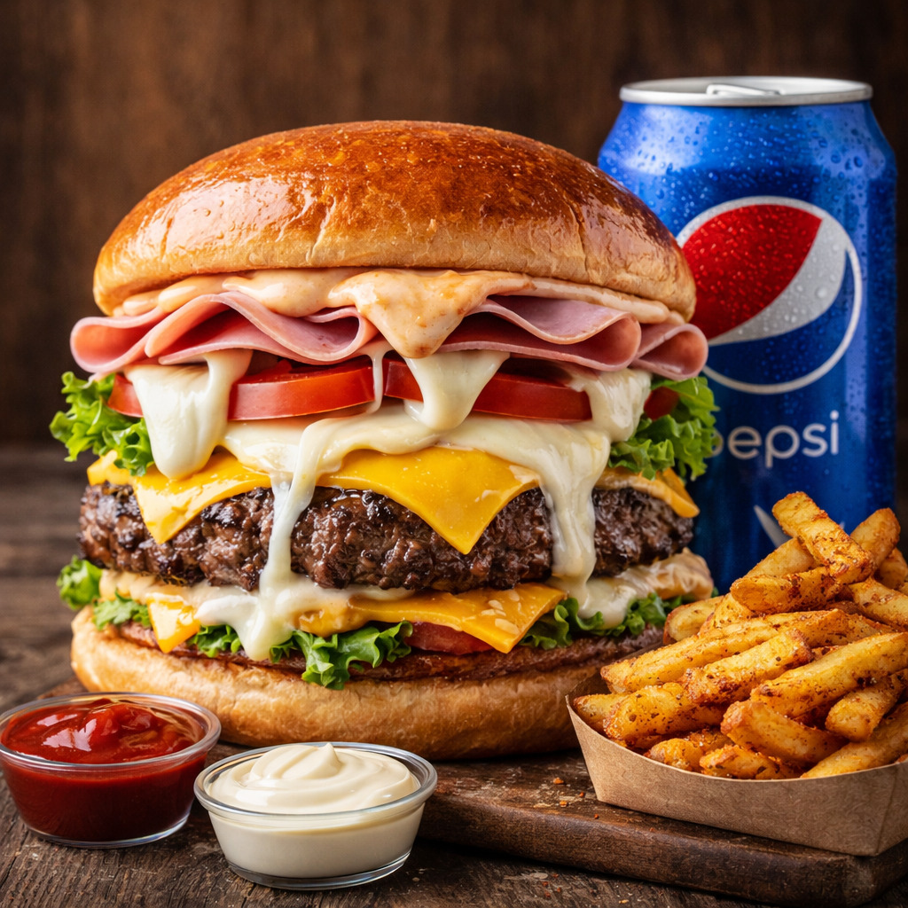 Cheese Burger Menü