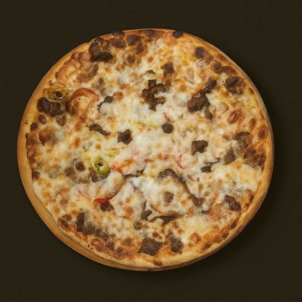 Kavurmalı Pizza (Büyük)