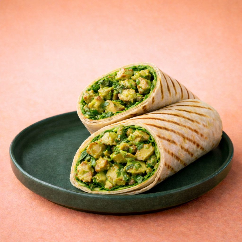 Pesto Soslu Tavuklu Wrap