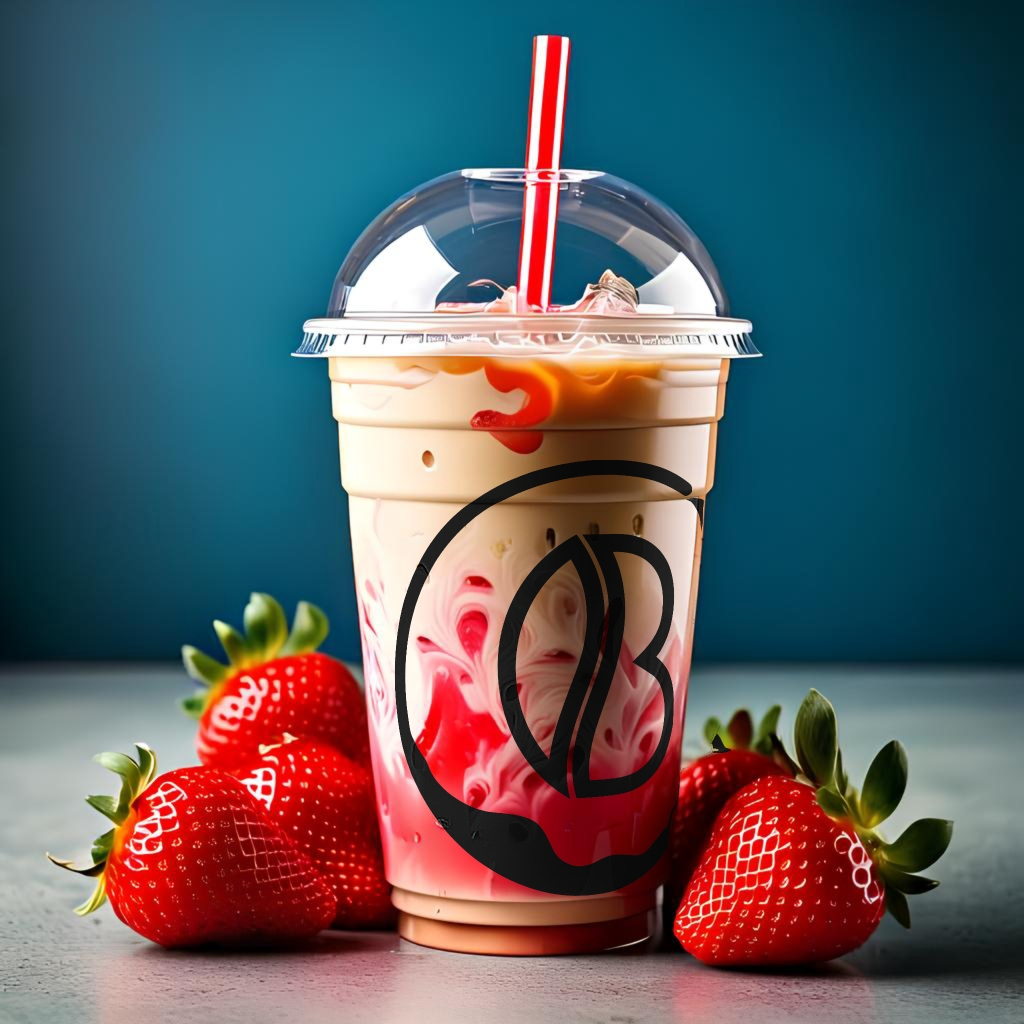 Iced Çilek Latte