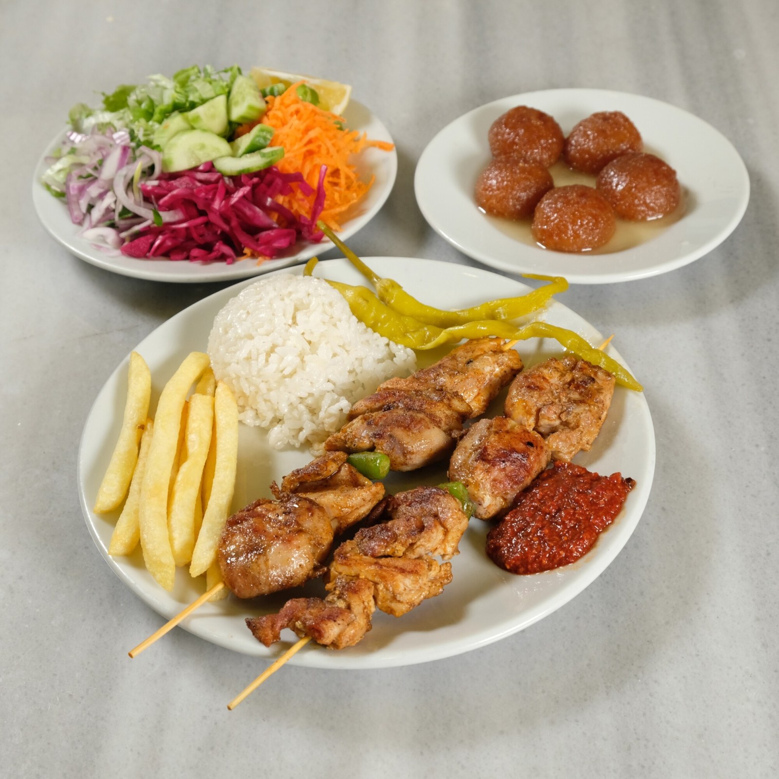 Tavuk Şiş Menü
