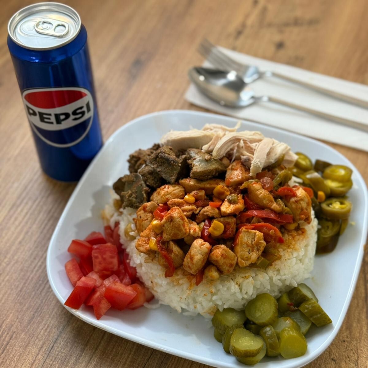 4'lü Karışık Pilav Duble + Pepsi(330ml)
