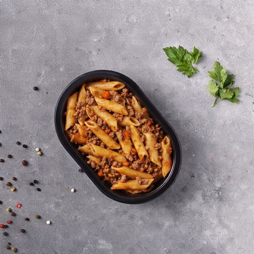 Penne Kıymalı Makarna 250 gr Porsiyon