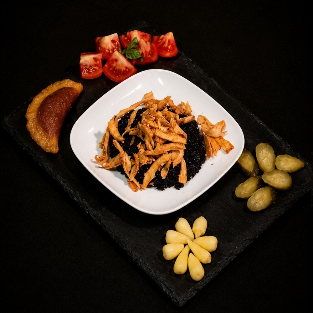 Tavuk Döner, Siyah Pirinç Pilavı