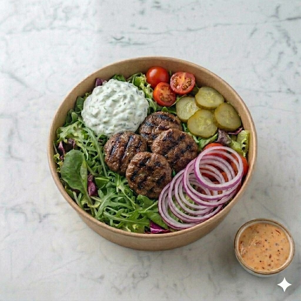 Izgara Köfteli Salata