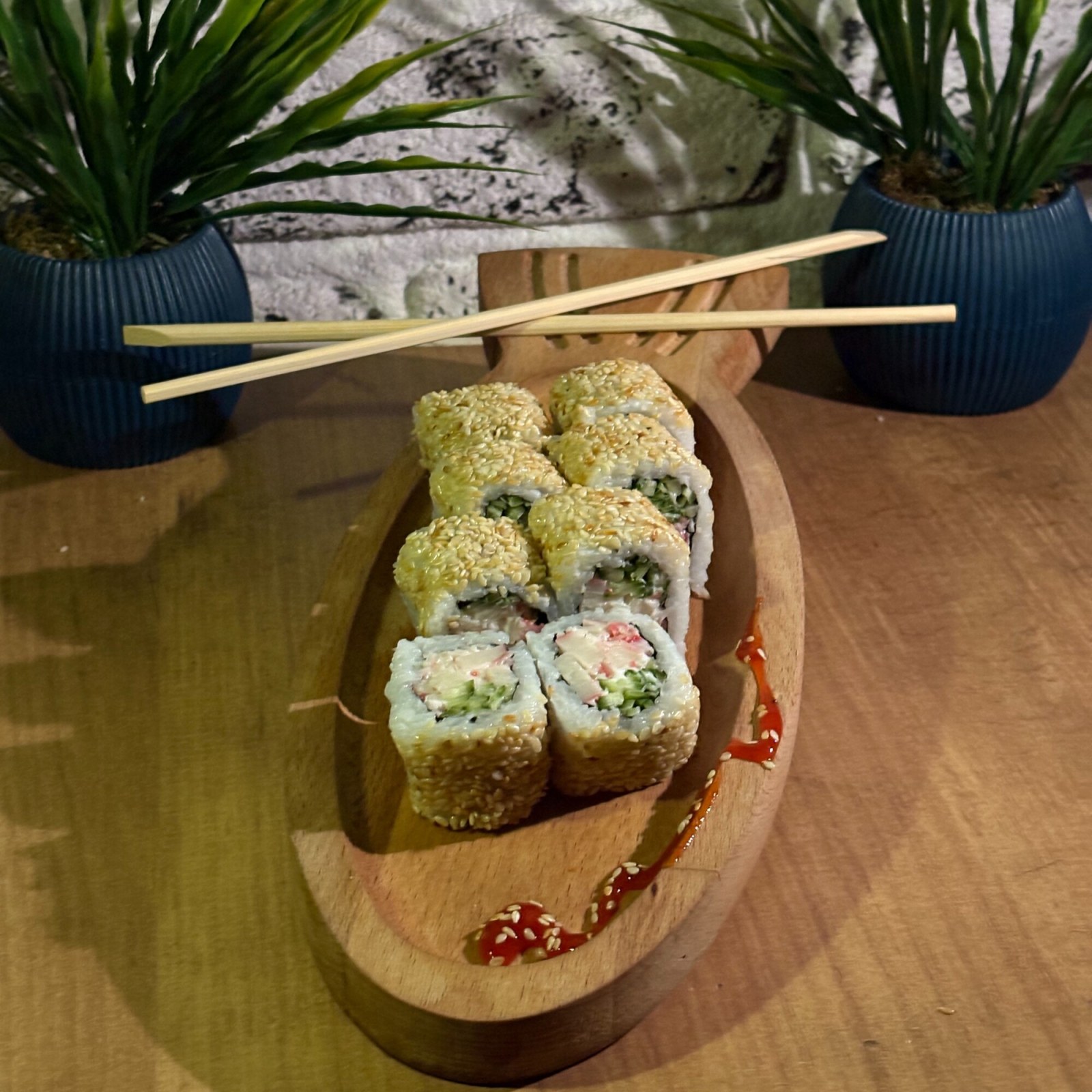 California Sesame Roll (8 Parça)