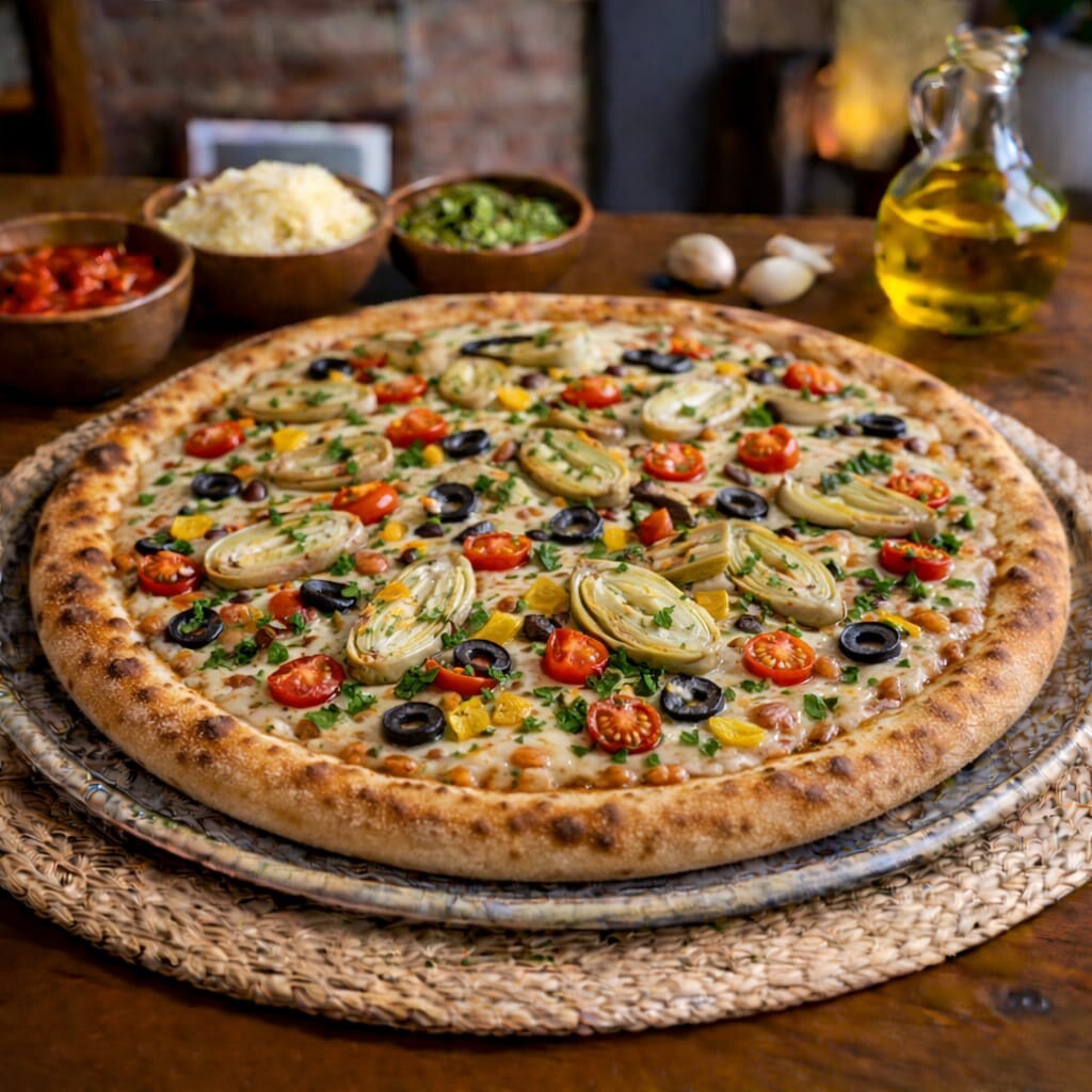 Vegan Enginar Kalbi Pizza (32 cm)
