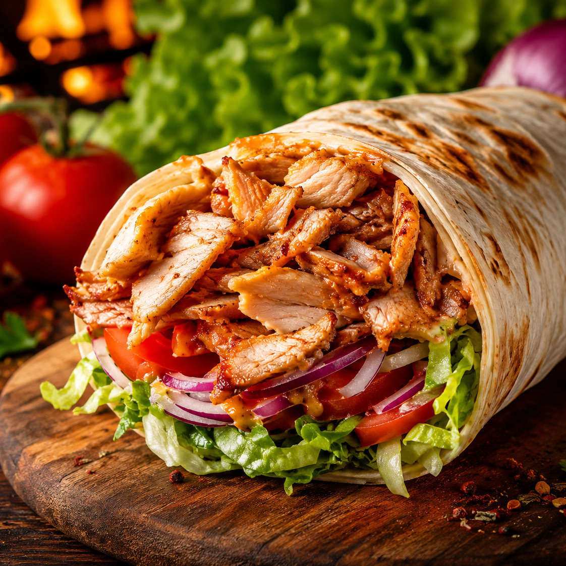 Katık Tavuk Dürüm (95 gr)