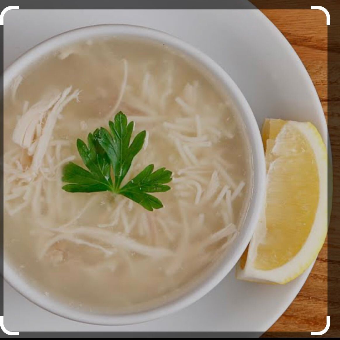 Tavuk Suyu Çorbası