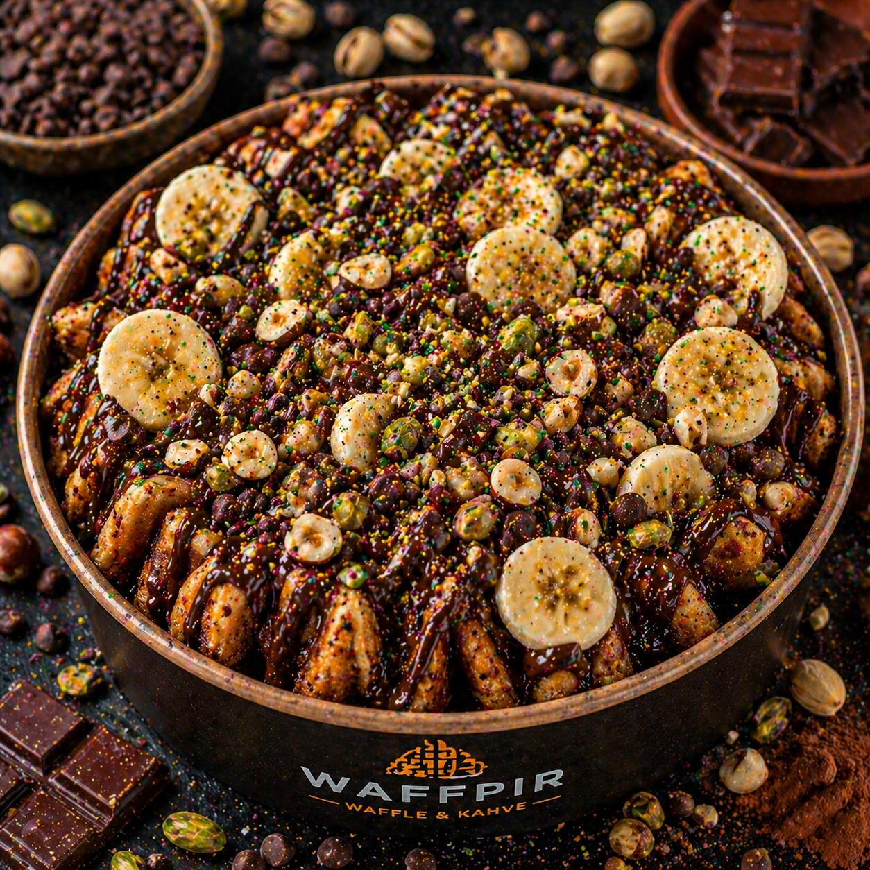 Dark Bowl Waffle