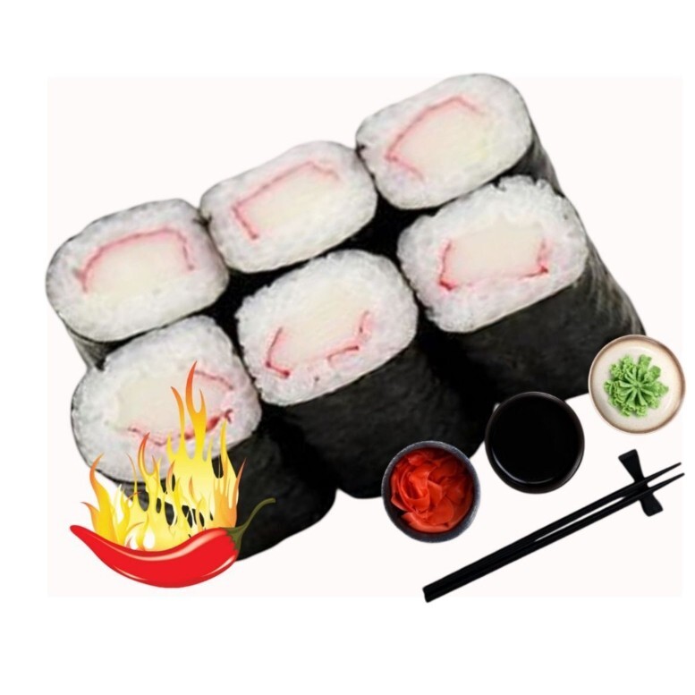 190- Spicy Kani Maki Roll (6 Pcs.)