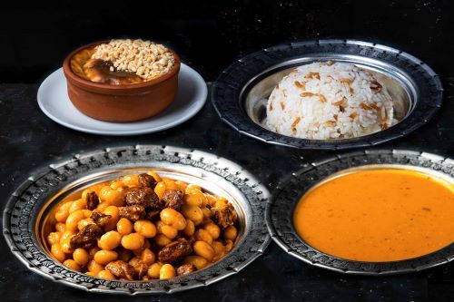 Etli Kuru Fasulye & Pilav & Çorba & Sütlaç Menüsü
