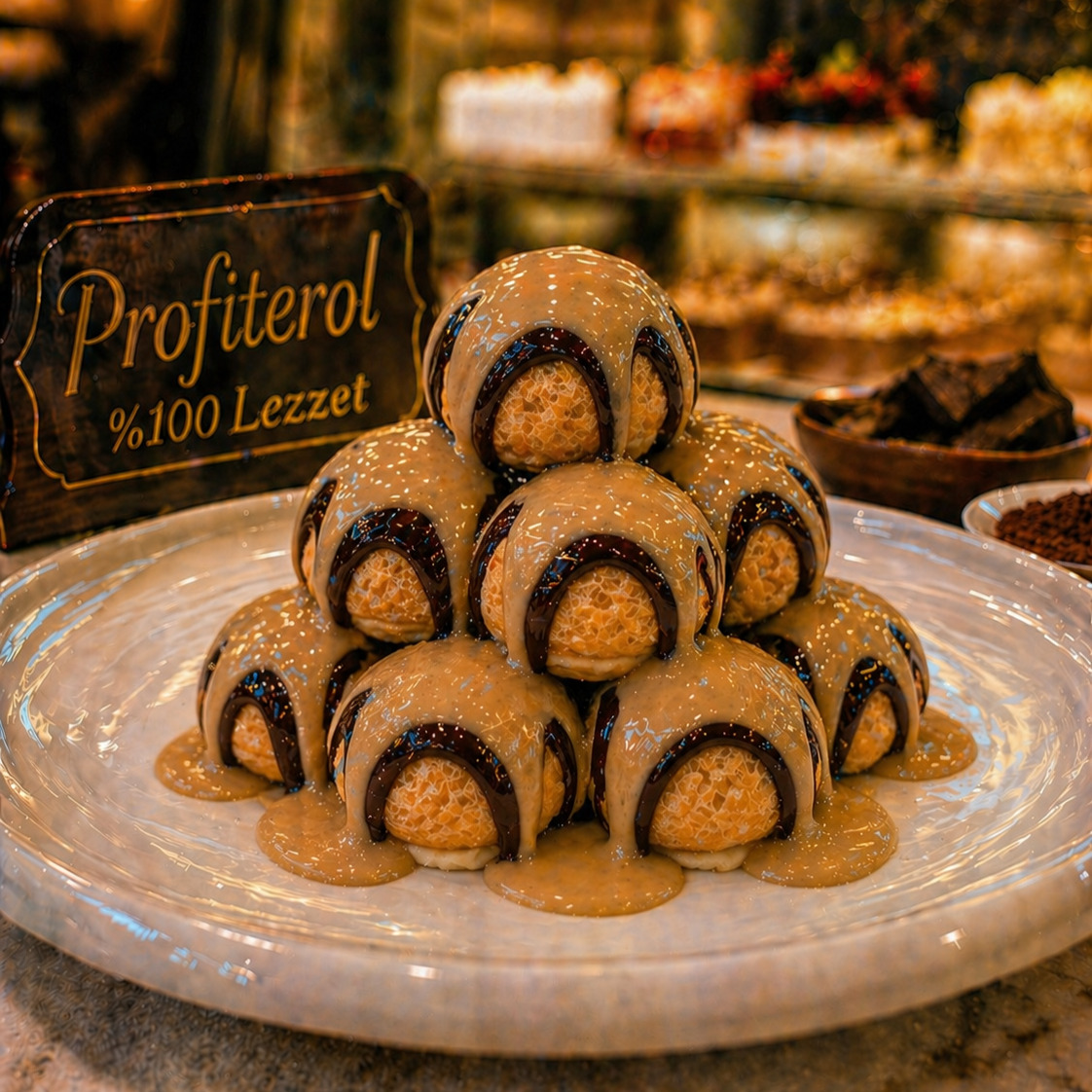 Tahinli Profiterol (1 Kg.)